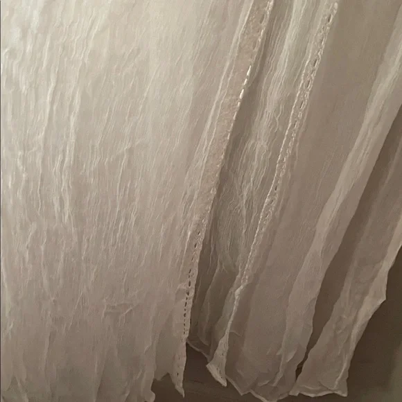 Free People White and Gray Long Sleeve Dress - Picture 6 of 10